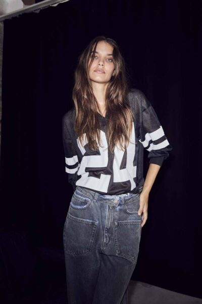 Flip waist pocket tall jeans black Haute L’Amitie