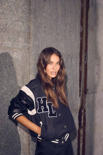 Haute L’Amitie mix bomber black