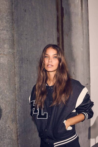 Haute L’Amitie mix bomber black