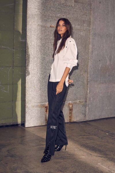 Button sleeve shirt white Haute L’Amitie