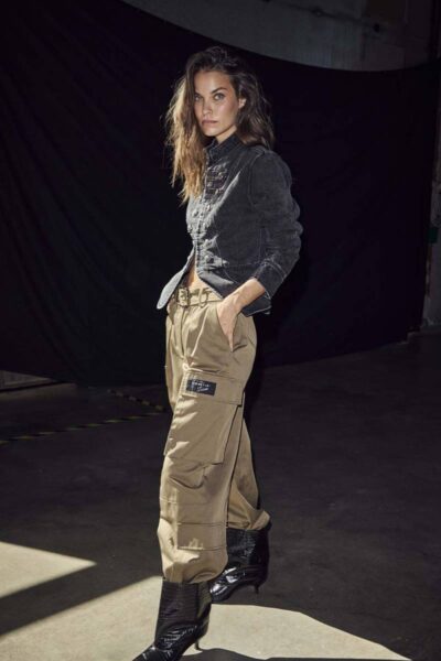Denim uniform jacket grey Haute L’Amitie