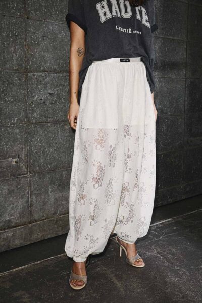 Bella lace harem tall pant Haute L’Amitie