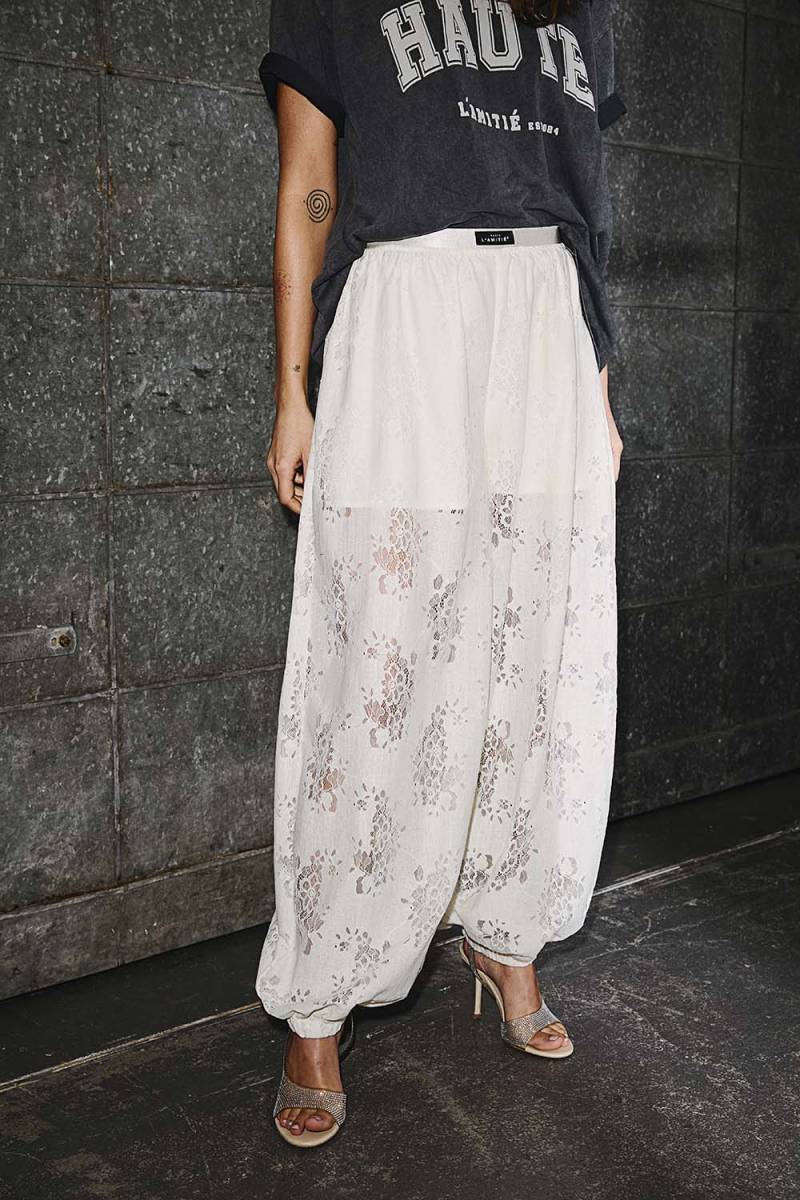 Bella lace harem tall pant Haute L'Amitie - Afbeelding 4