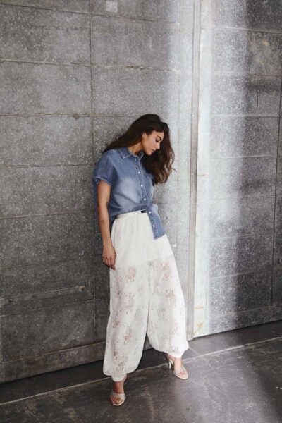 Bella lace harem tall pant Haute L’Amitie