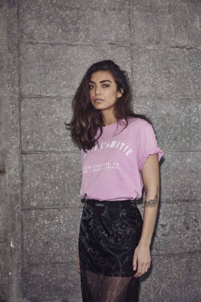 Noma acid curve studio tee pink Haute L’Amitie