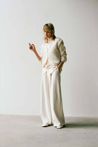 Anabel vest ecru Inti Knitwear