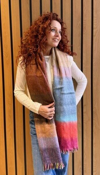 Brushed merino multi Inti Knitwear