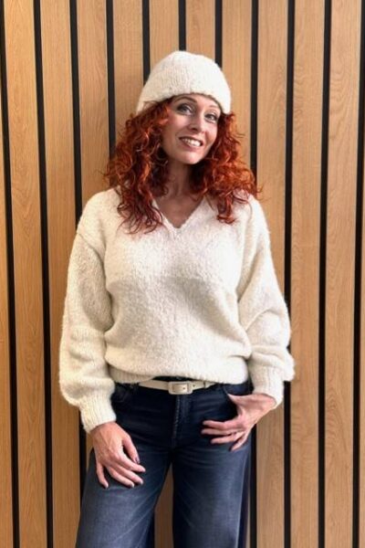 Mica sweater ecru Inti Knitwear