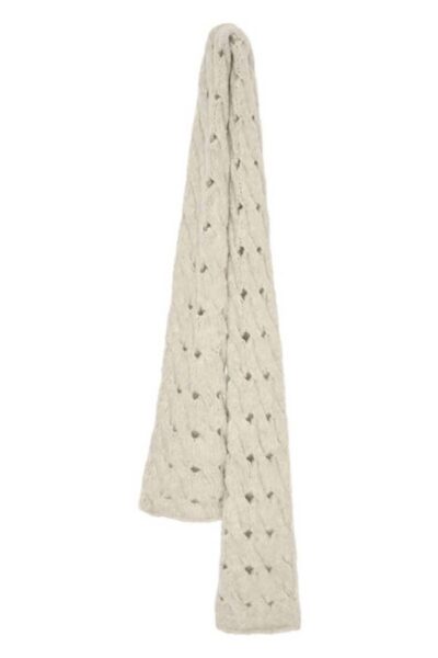 Reina scarf silver Inti Knitwear