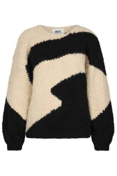 Sonia marfil/black Inti Handmade Knitwear