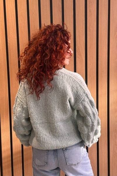 Gaby vest matcha INTI Knitwear
