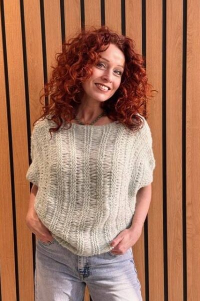 Irma sweater matcha INTI Knitwear