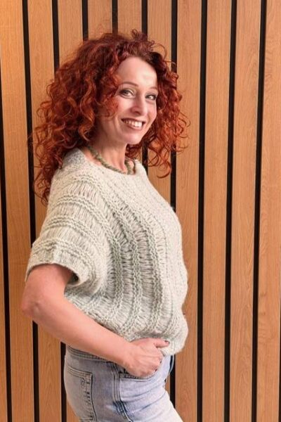 Irma sweater matcha INTI Knitwear