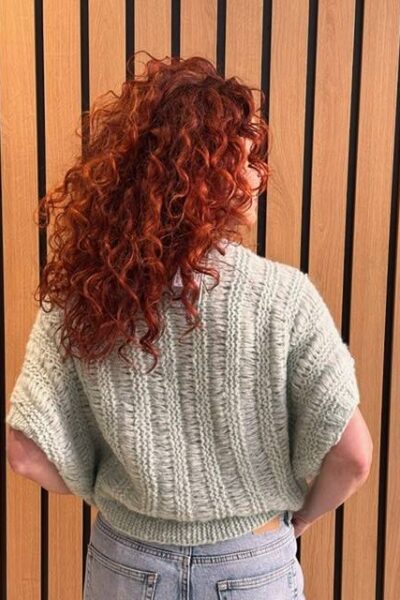 Irma sweater matcha INTI Knitwear