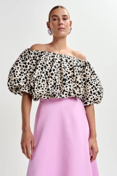 Jint puffy top bodysuit C2 off white Essentiel