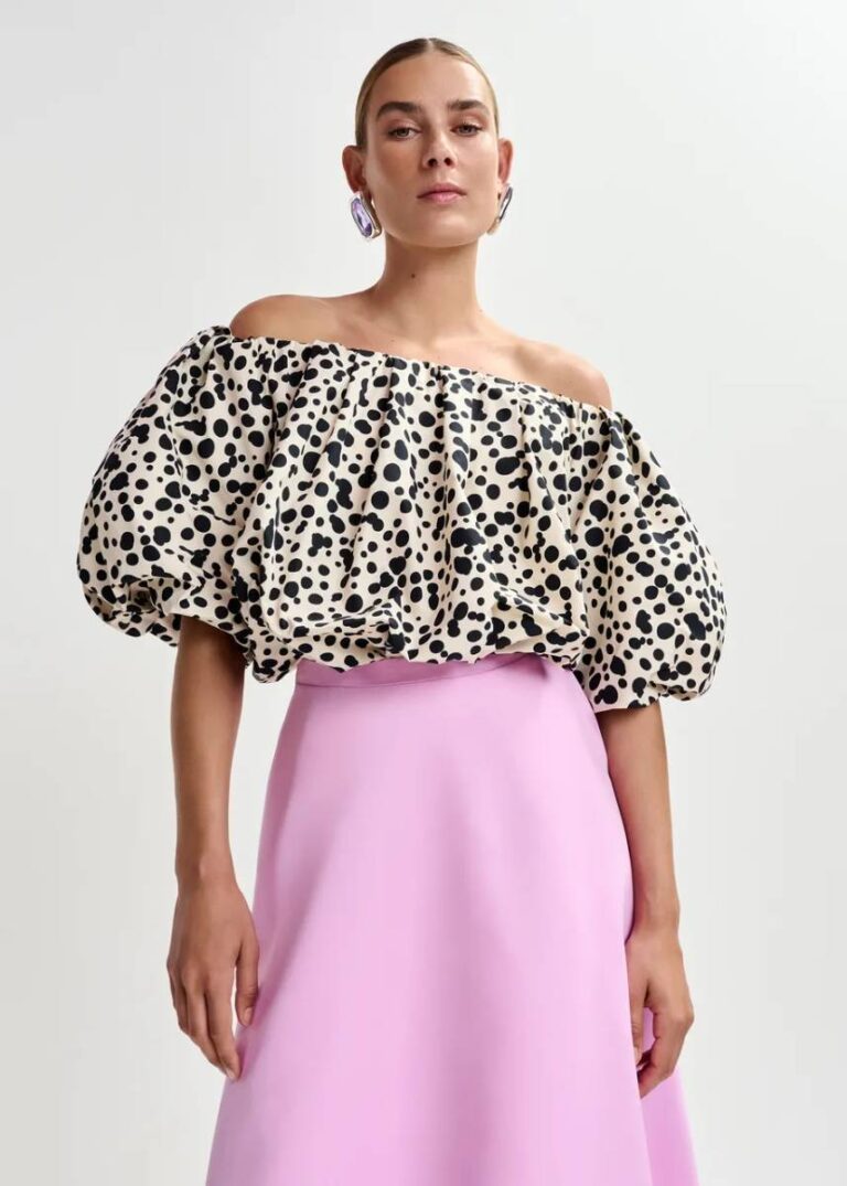 Jint puffy top bodysuit C2 off white Essentiel