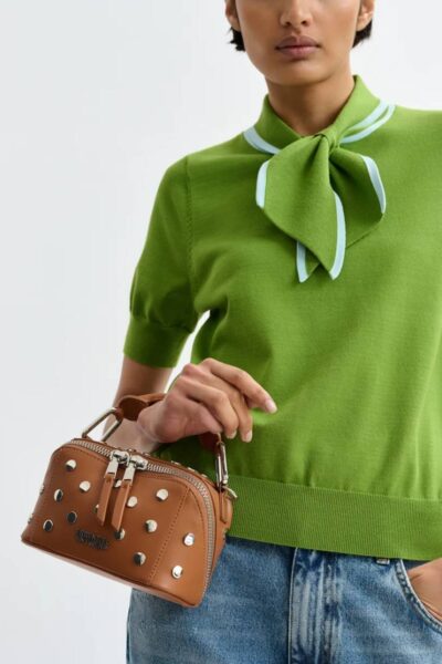 Jonda contrast colour polo C3 spirulina Essentiel