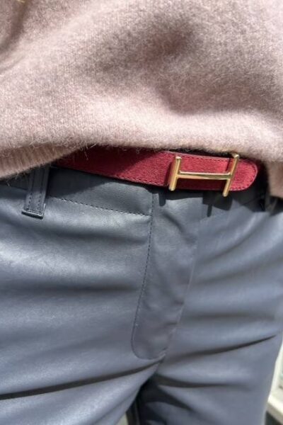 Lila belt burgundy 25 JPLC