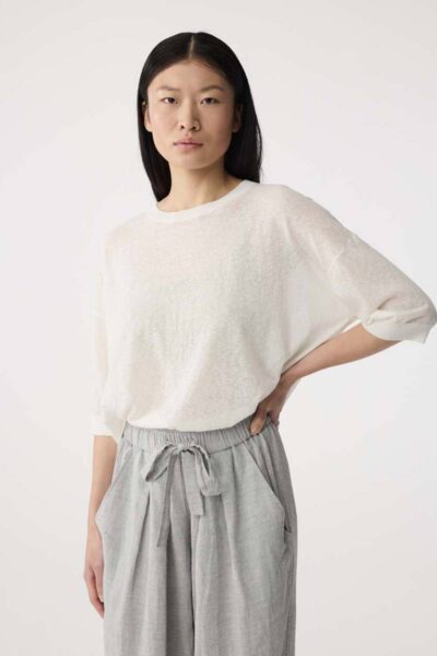 Fanes t-shirt white Knit-ted
