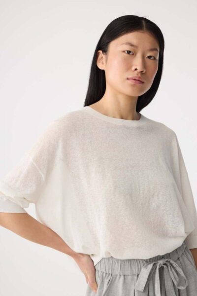 Fanes t-shirt white Knit-ted