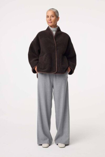 Joko jacket choco Knit-ted