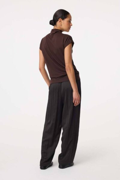 Mirre top choco Knit-ted