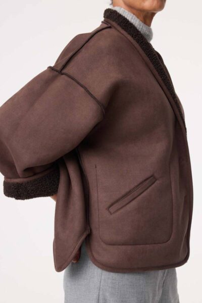 Joko jacket choco Knit-ted
