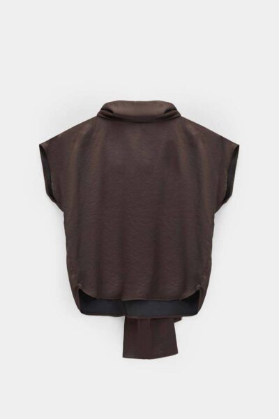 Mira top choco Knit-ted
