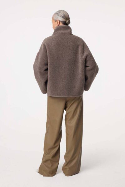 Jill jacket walnut Knit-ted