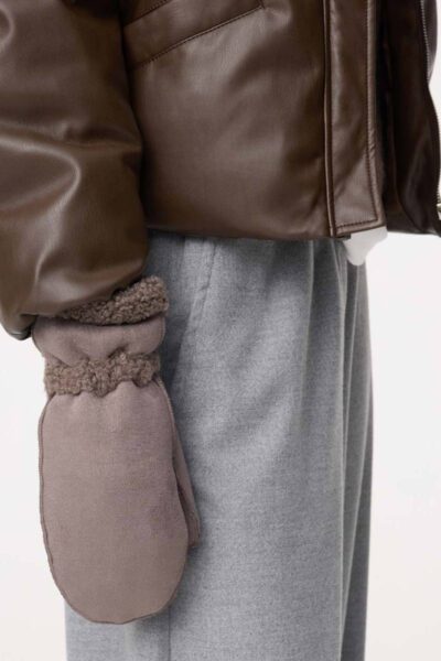 Kitty gloves walnut Knit-ted