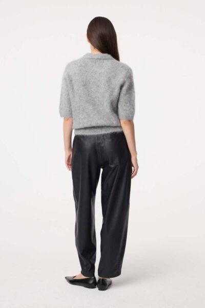 Sherman top mid grey Knit-ted