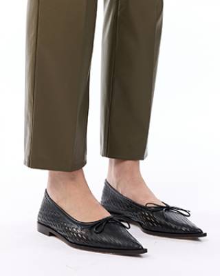 Cleo pants dark olive Knit-ted