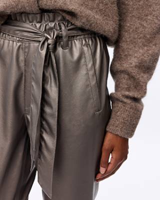 Francis pants metallic taupe Knit-ted