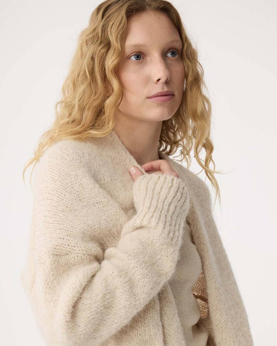 Becky cardigan sand Knit-ted - Afbeelding 4