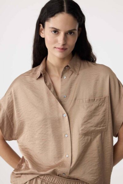 Paris blouse toffee Knit-ted