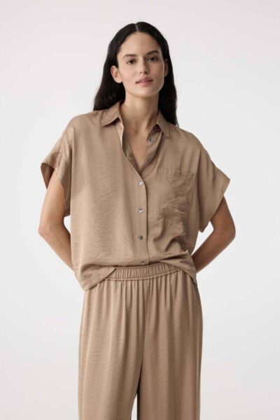 Paris blouse toffee Knit-ted