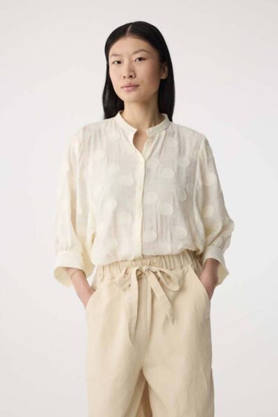 Xena blouse ivory Knit-ted