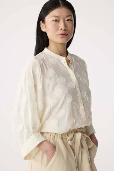 Xena blouse ivory Knit-ted
