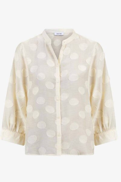 Xena blouse ivory Knit-ted
