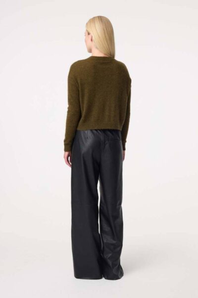 Emile cardigan moss Knit-ted
