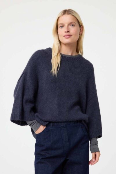 Melany pullover night blue Knit-ted