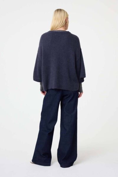 Melany pullover night blue Knit-ted