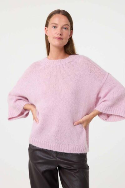 Melany pullover rose Knit-ted