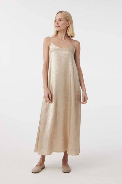 Bibi dress gold Knit-ted