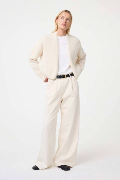 Becky cardigan off white Knit-ted