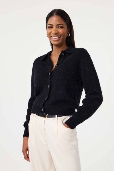 Danny cardigan black Knit-ted