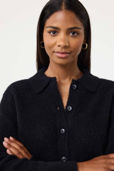 Danny cardigan black Knit-ted