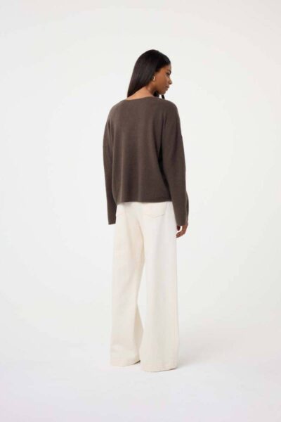 Joelle pullover brown Knit-ted