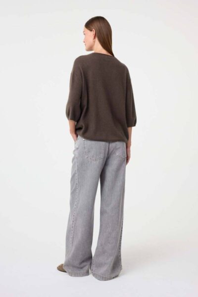 Lilly pullover brown Knit-ted