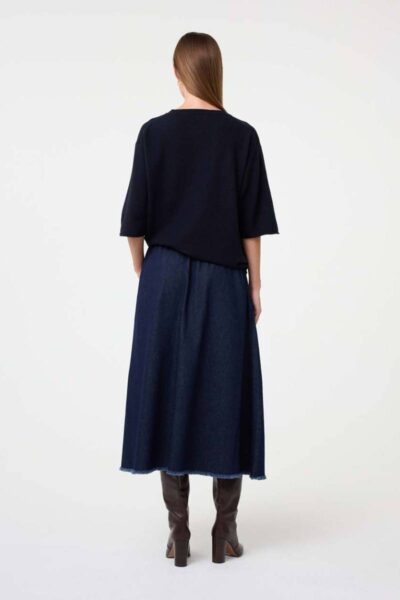Mer tee night blue Knit-ted
